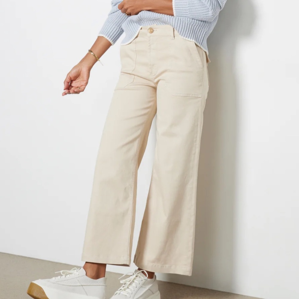 Kut from the Kloth Wide Leg Beige Pants